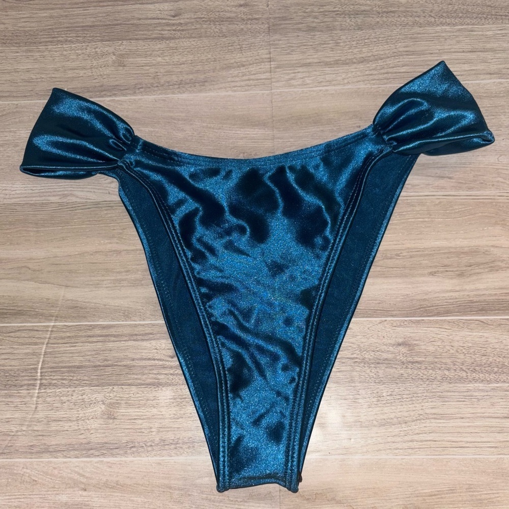 SHEIN Vibrant Teal Blue Swimwear Bottom NWOT